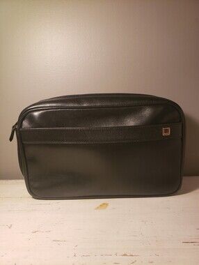 Dunhill Black Leather Wristlet
